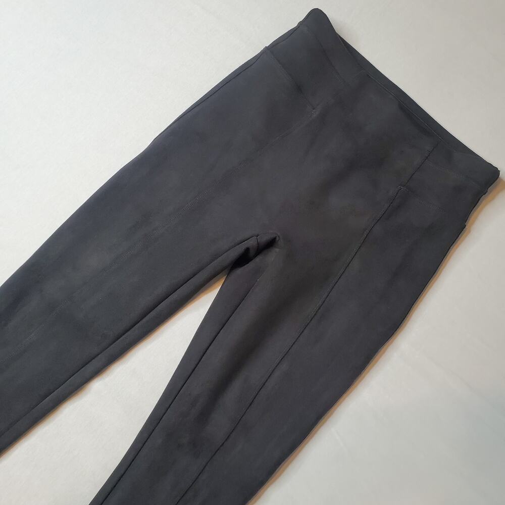 Spanx Women's Size S Faux Suede Leggings Black 20322R